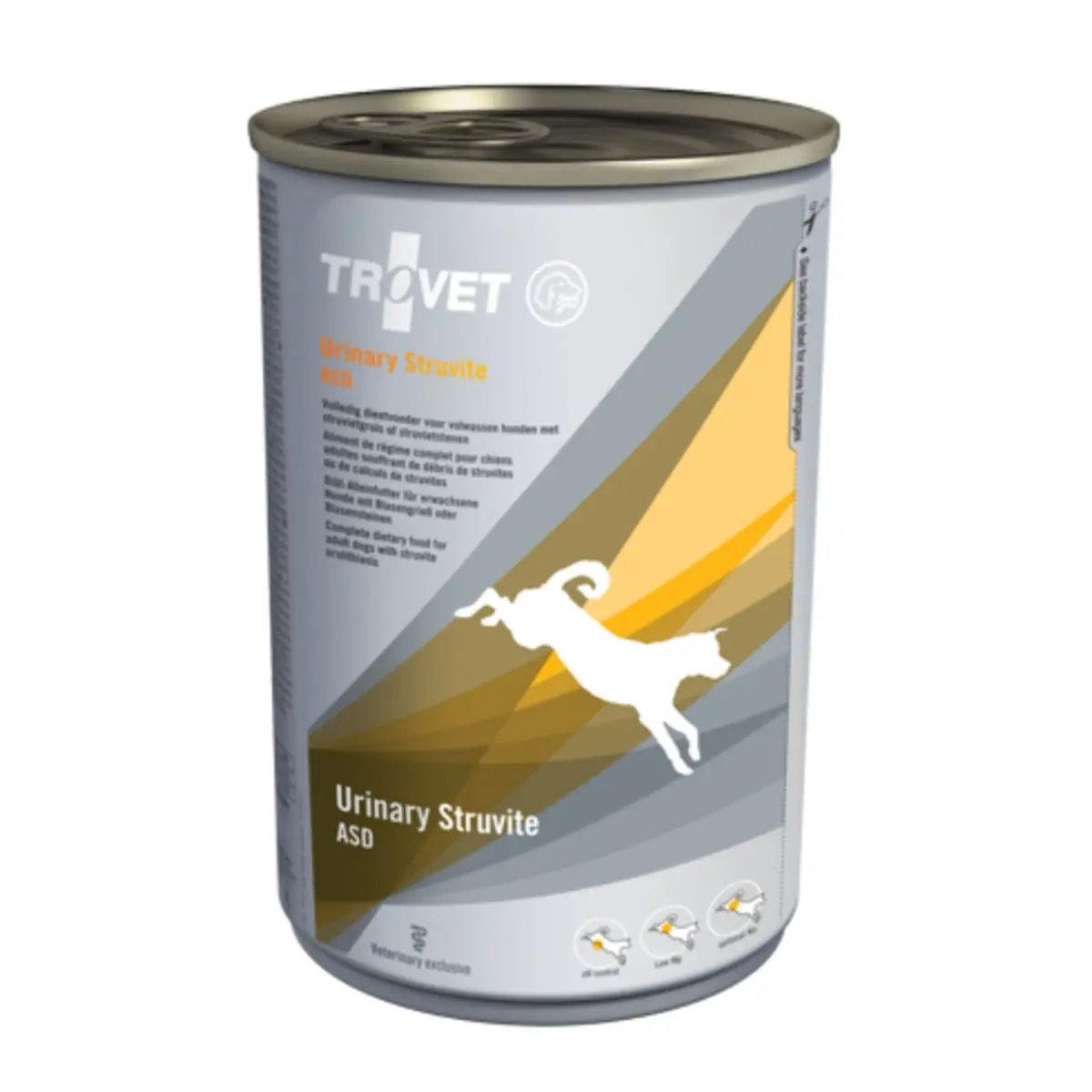 TROVET Dog Urinary Struvit ASD, dieta veterinara caini, conserva hrana umeda, afectiuni urinare (struviti), (pate), 400g