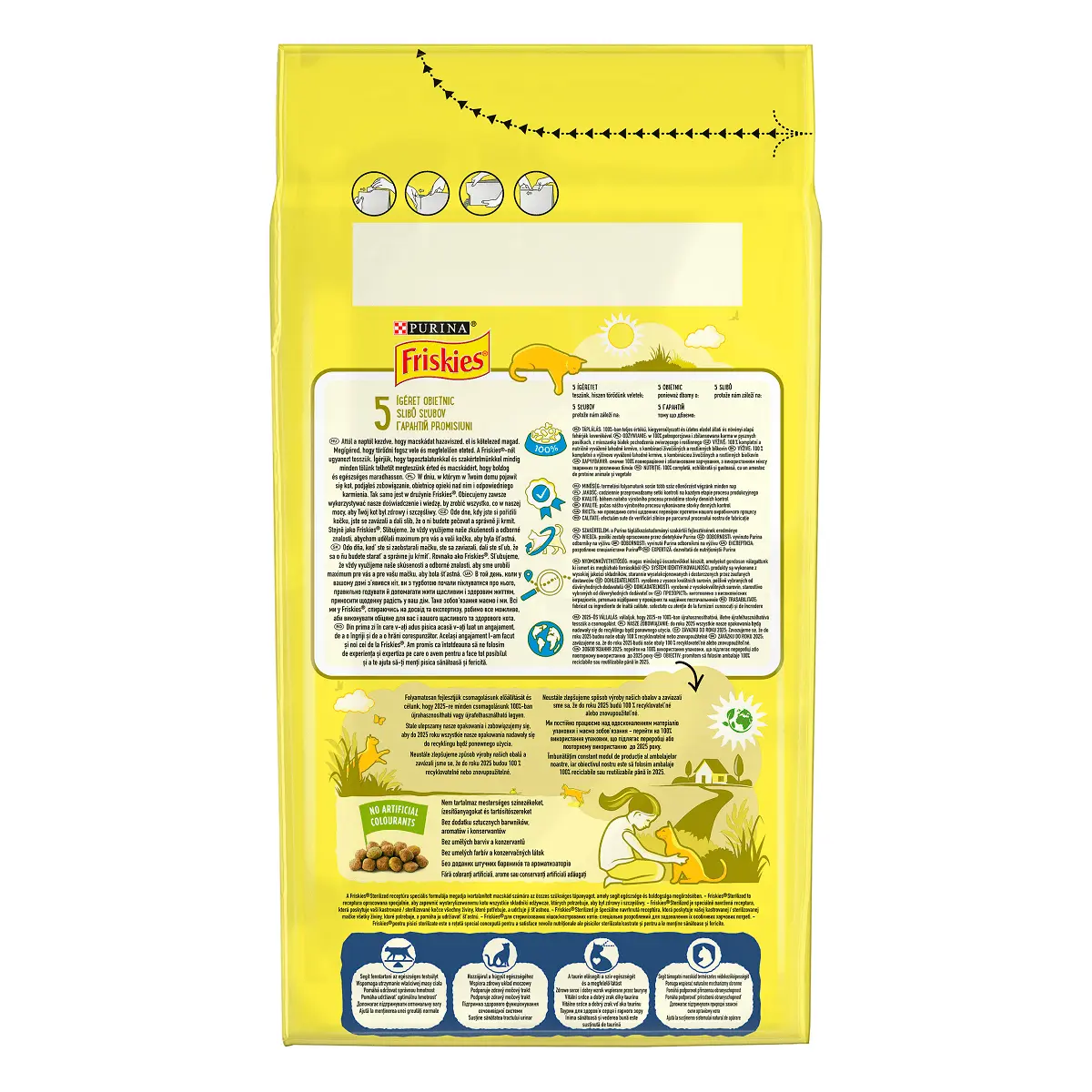 PURINA Friskies Adult Sterilised, Somon cu Legume, hrana uscata pisici sterilizate, 1.5kg - Image 3