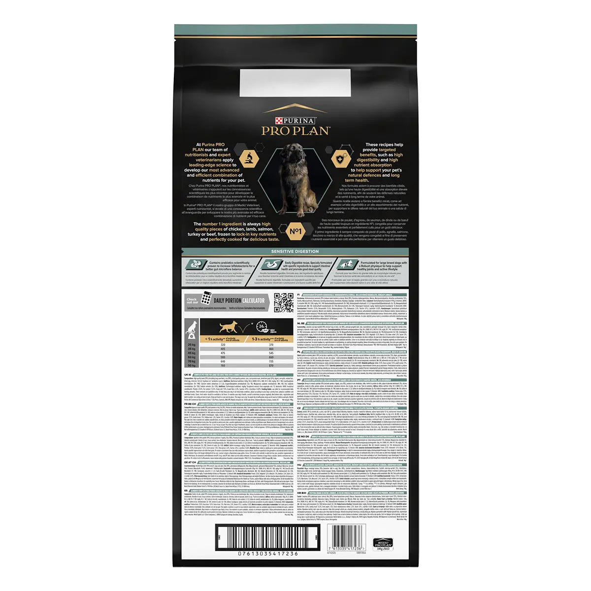 PURINA Pro Plan Robust Adult L Sensitive Digestion, Miel, hrana uscata caini, sensibilitati digestive, 14kg - Image 3