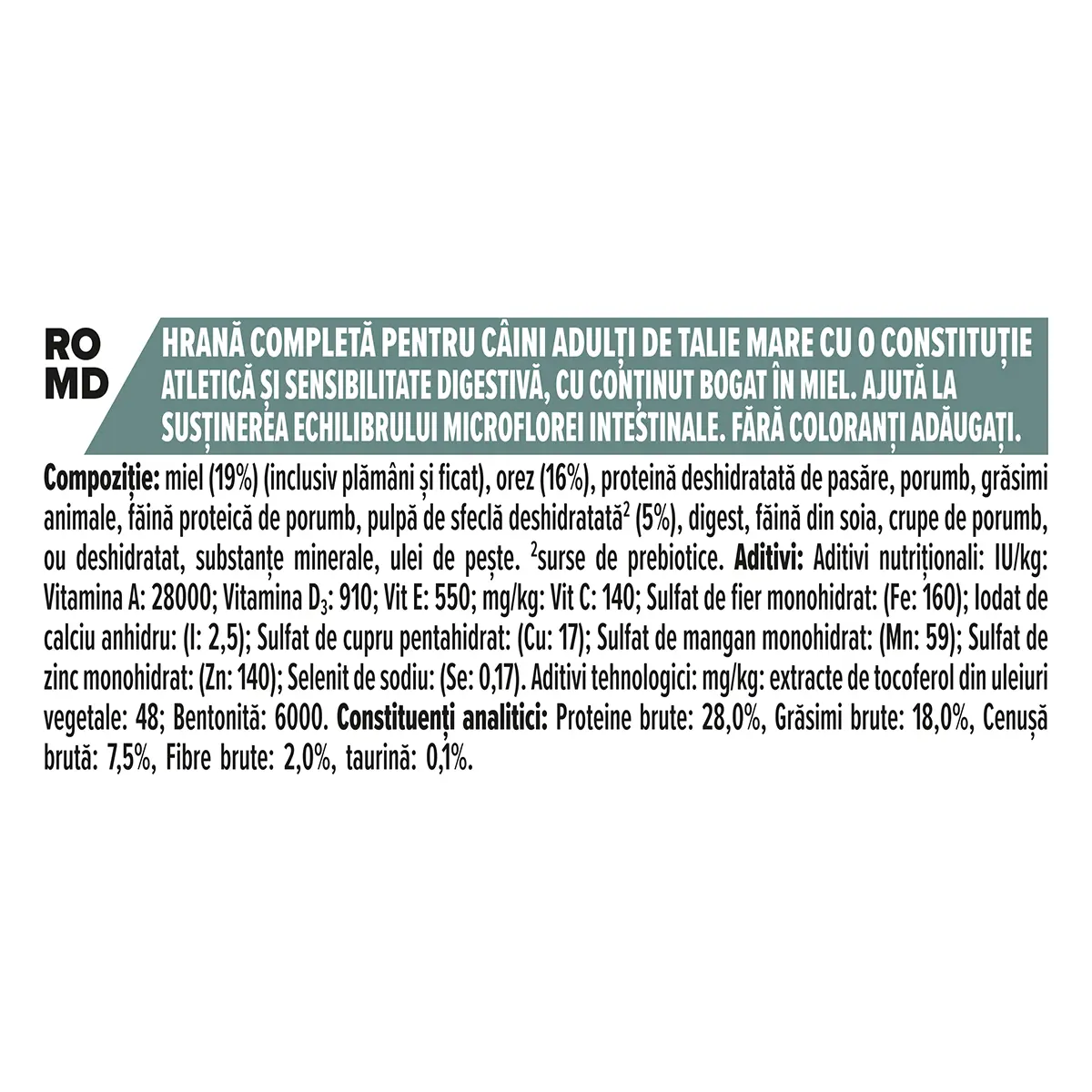PURINA Pro Plan Athletic Adult L Sensitive Digestion, Miel, hrana uscata caini, sensibilitati digestive, 14kg - Image 4