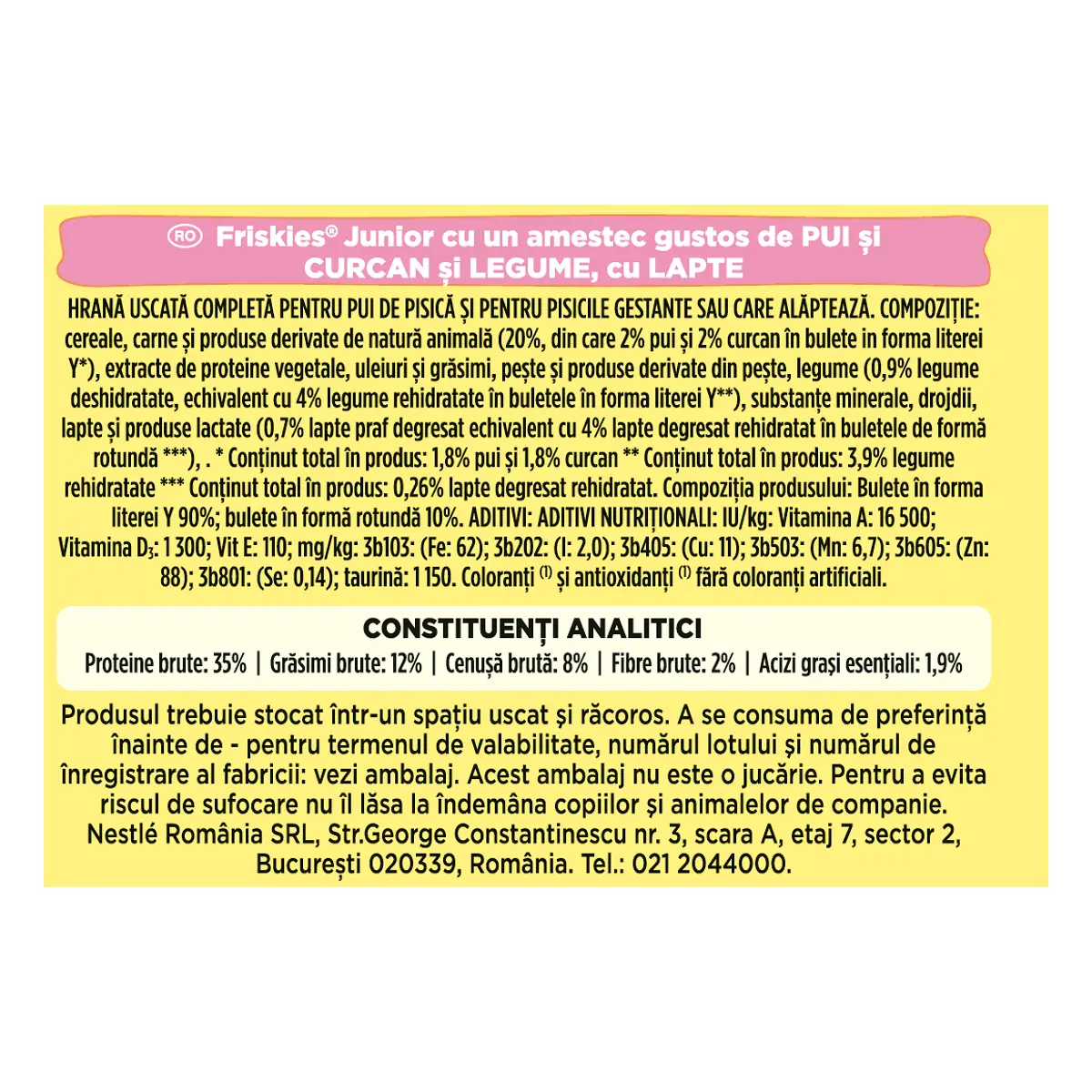 PURINA Friskies Junior, Pui si Curcan, hrana uscata pisici junior, 10kg - Image 6