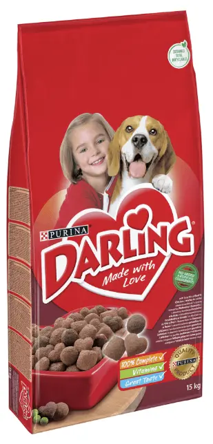 PURINA Darling Adult, Vita cu Legume, hrana uscata pentru caini PURINA Darling Adult, Vita, Pui cu Legume, hrana uscata pentru caini, 15kg - Image 2