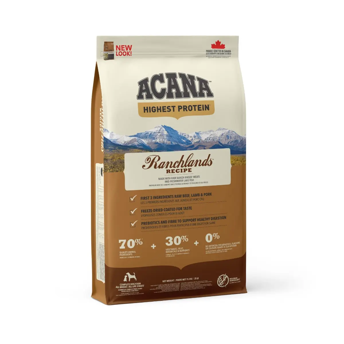 ACANA Highest Protein Ranchlands, hrana uscata fara cereale caini, 11.4kg - Image 3
