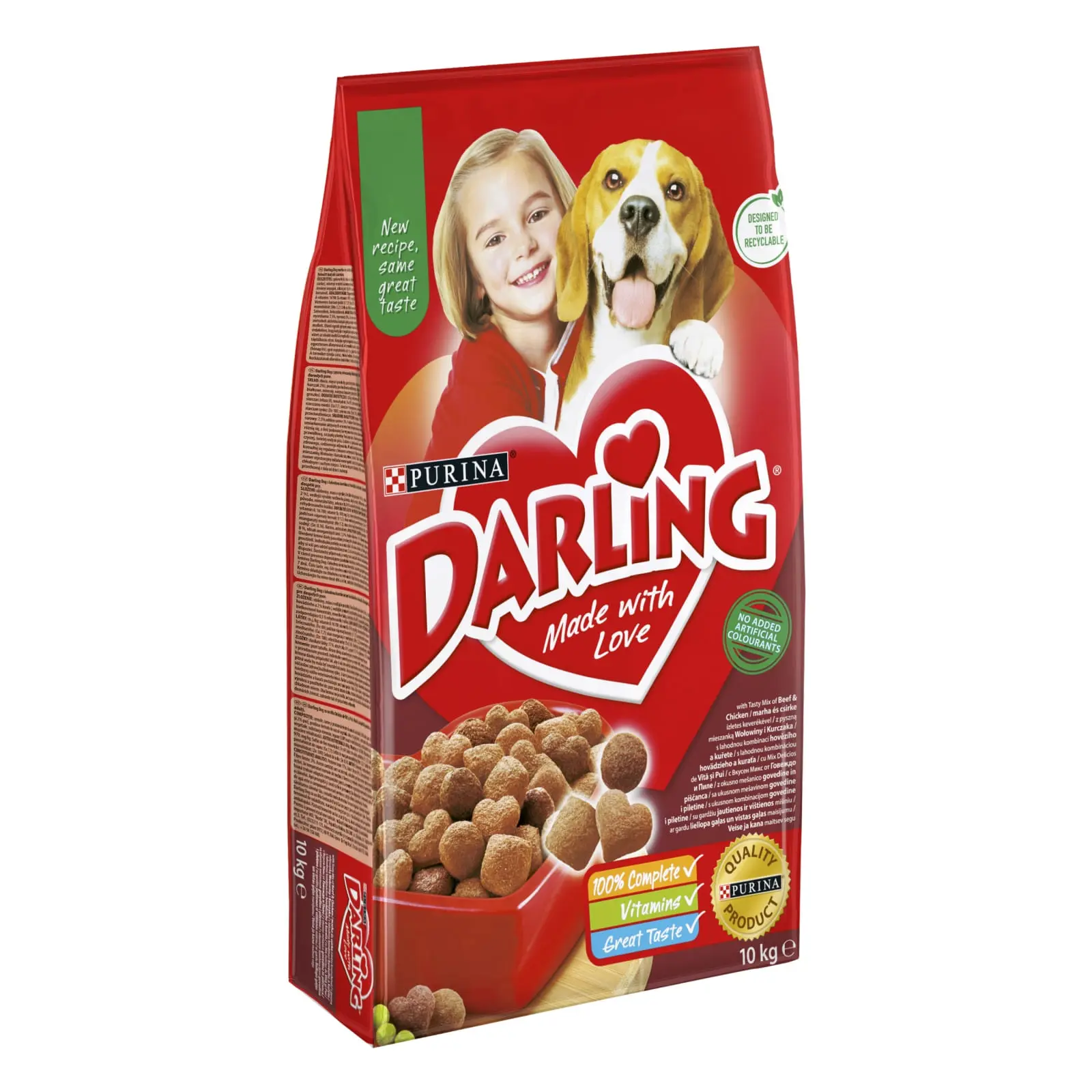 PURINA Darling Adult, Vita cu Legume, hrana uscata pentru caini PURINA Darling Adult, Vita, Pui cu Legume, hrana uscata pentru caini, 10kg - Image 4