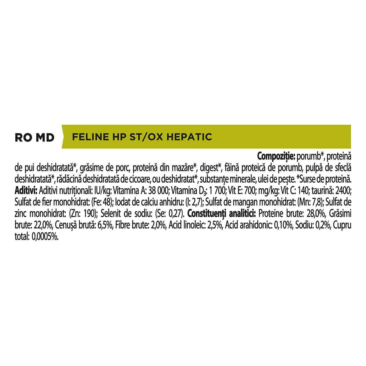 PURINA Pro Plan Veterinary Diets Hepatic, dieta veterinara pisici, hrana uscata, afectiuni hepatice, 1.5kg - Image 3