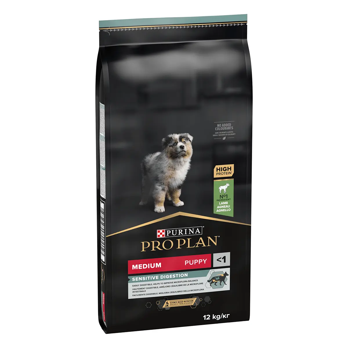 PURINA Pro Plan Sensitive Digestion Puppy M, Miel, hrana uscata caini junior, sensibilitati digestive, 12kg - Image 5