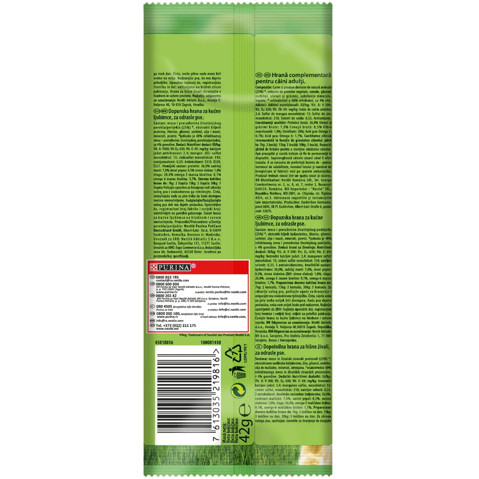 PURINA Friskies Picnic, Vita, recompense caini, batoane, 42g - Image 4