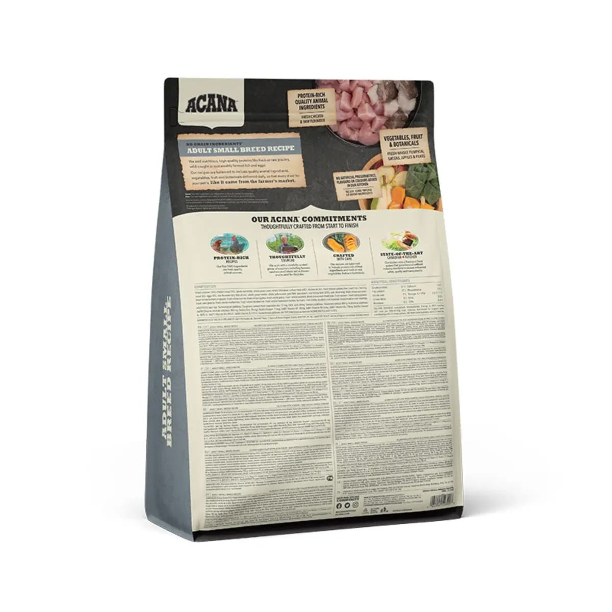 ACANA Dog Adult Small Breed, hrana uscata fara cereale caini ACANA Heritage Adult Small Breed, hrana uscata fara cereale caini, 2kg - Image 3