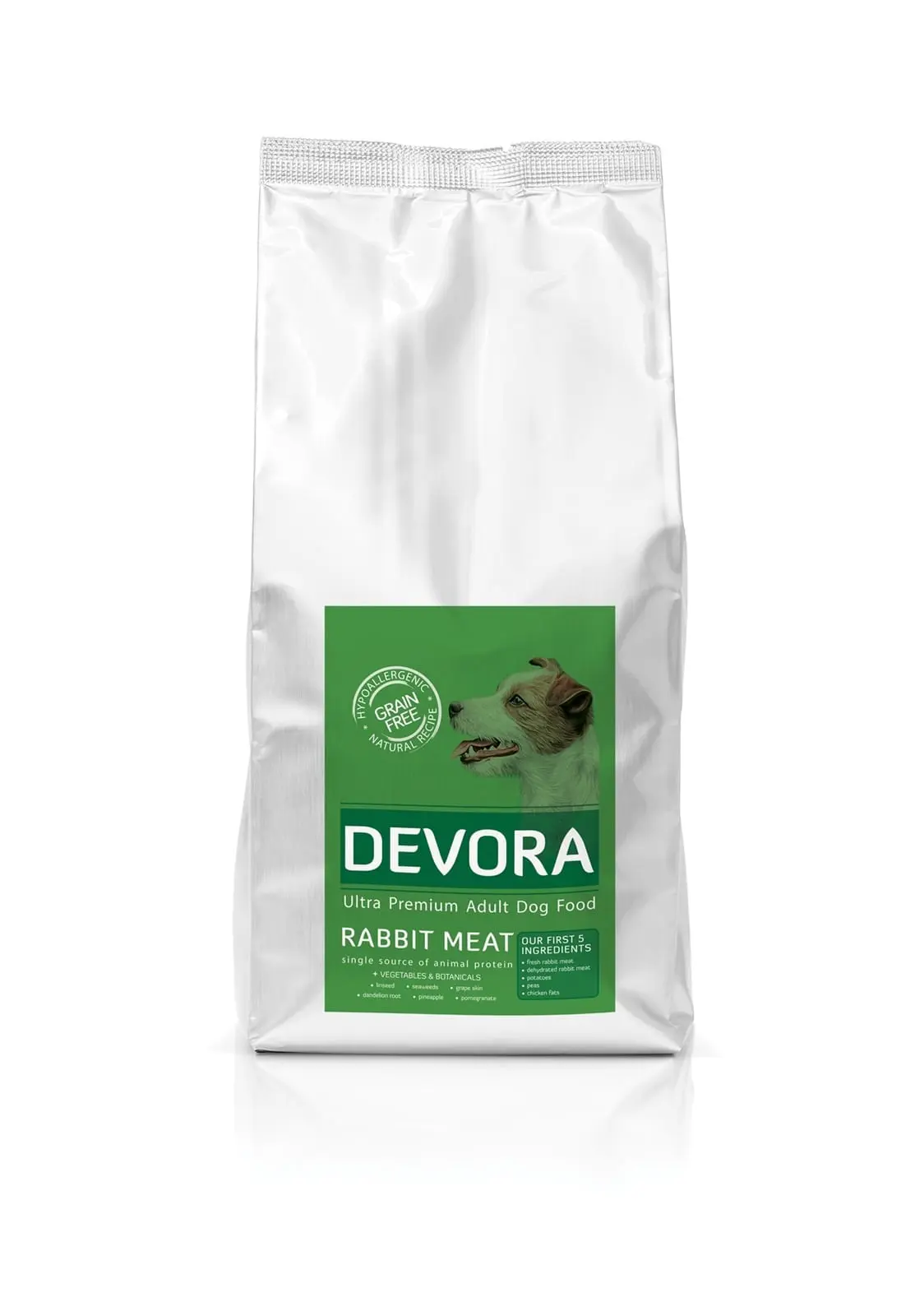 DEVORA Monoprotein, XS-XL, Iepure, hrana uscata monoproteica fara cereale caini Devora Grain Free Iepure, 7.5 kg - Image 2