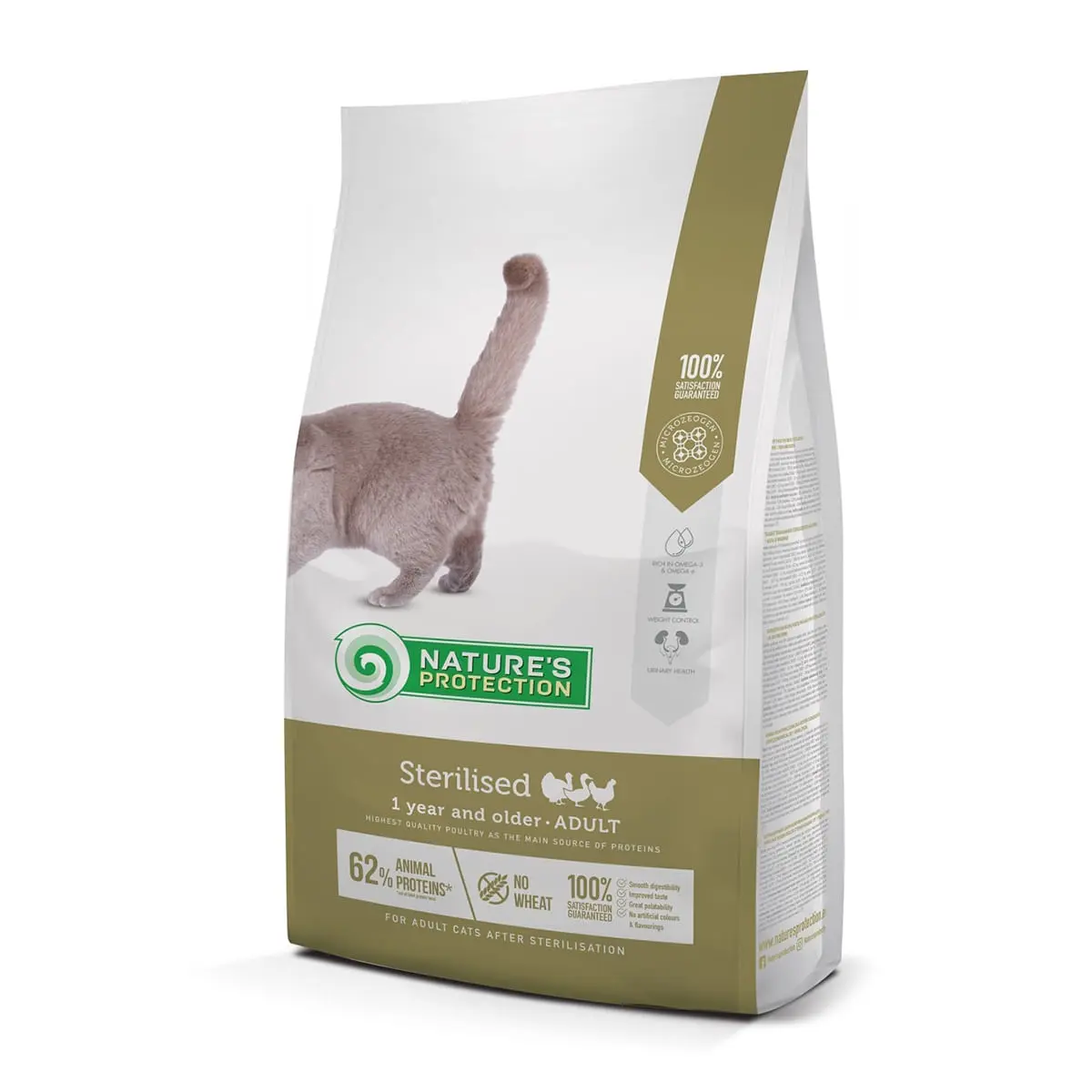 NATURES PROTECTION Sterilised, Pasare, hrana uscata pisici sterilizate, 7kg