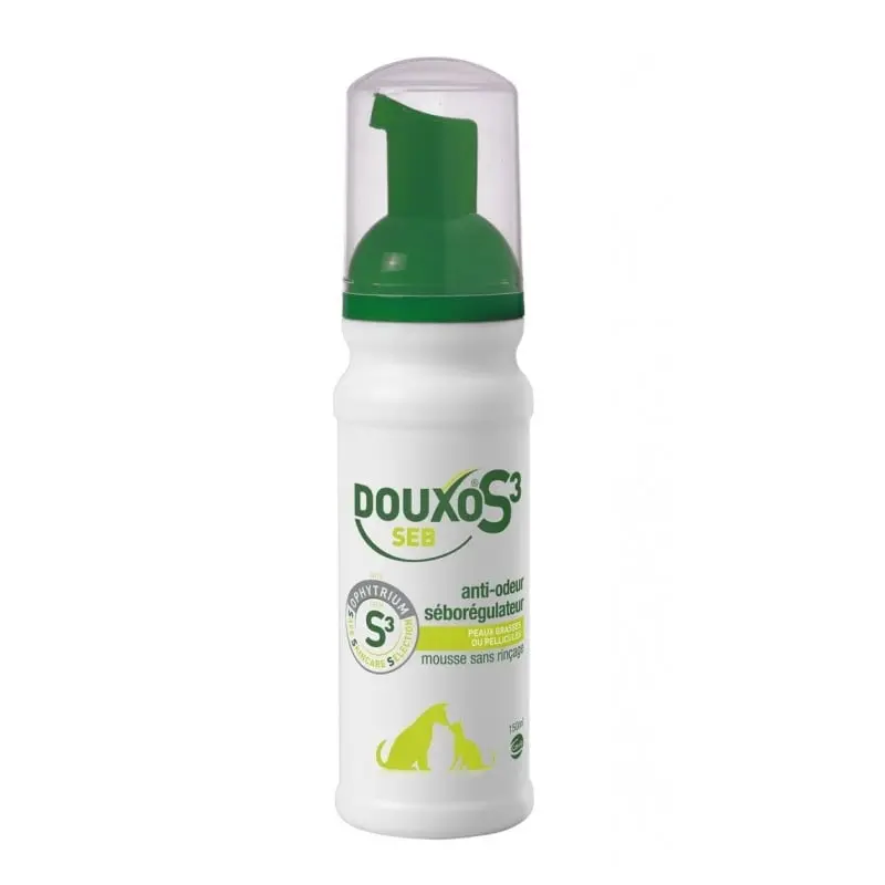 DOUXO S3 Seb, spuma caini si pisici, anti-matreata, flacon, 150ml - Image 2