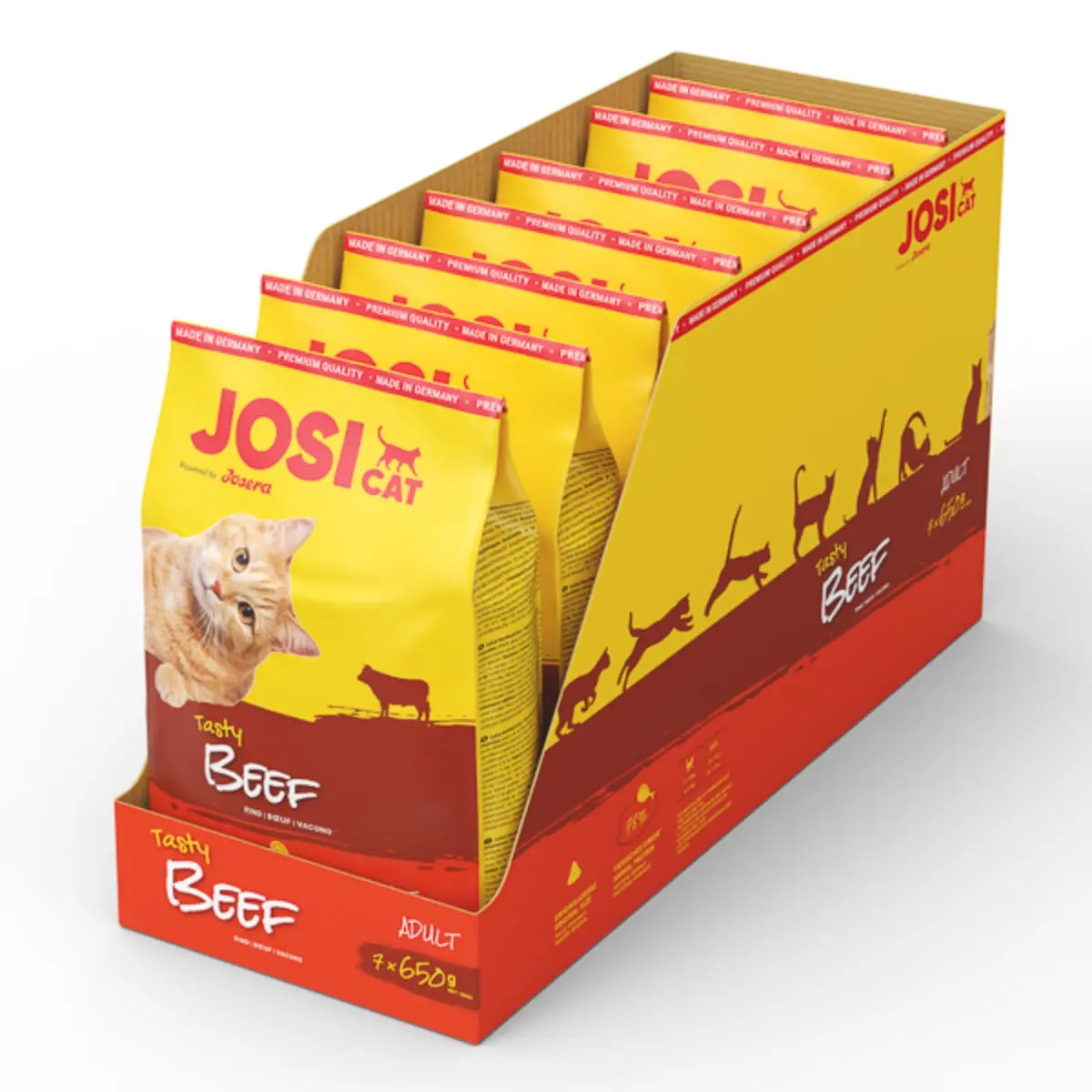 JOSICAT Tasty, Vita, hrana uscata pisici, 650g - Image 3