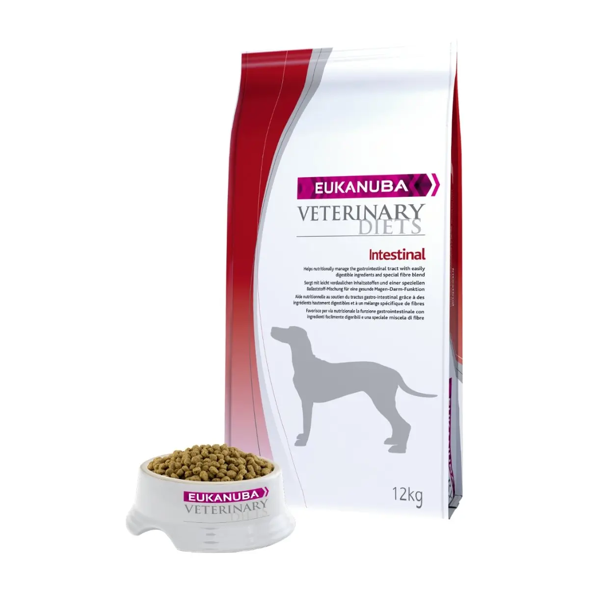 EUKANUBA Veterinary Diets Intestinal, Pui si Curcan, dieta veterinara caini, hrana uscata, afectiuni digestive, 12kg - Image 2