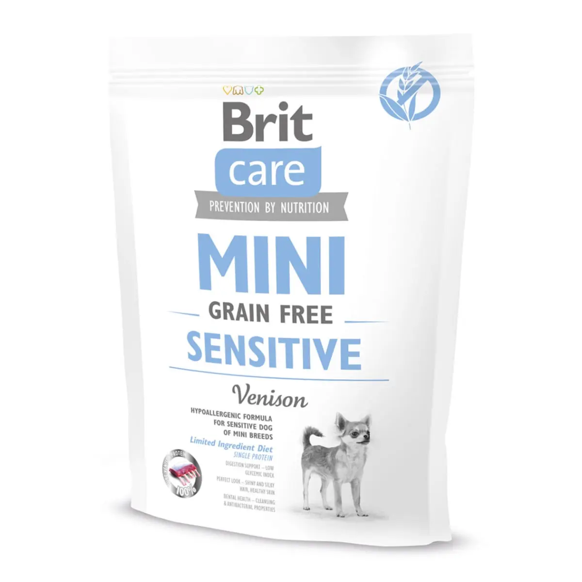 BRIT Care Mini Sensitive, XS-S, Vanat, hrana uscata fara cereale caini, sensibilitati digestive, 400g - Image 2