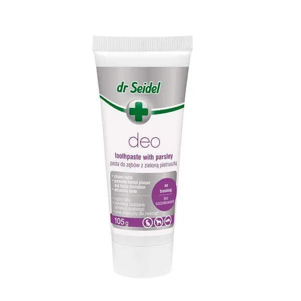 Pasta De Dinti Pentru Caini, Pisici Si Dihori Dr. Seidel Deo, 105 g - Image 2