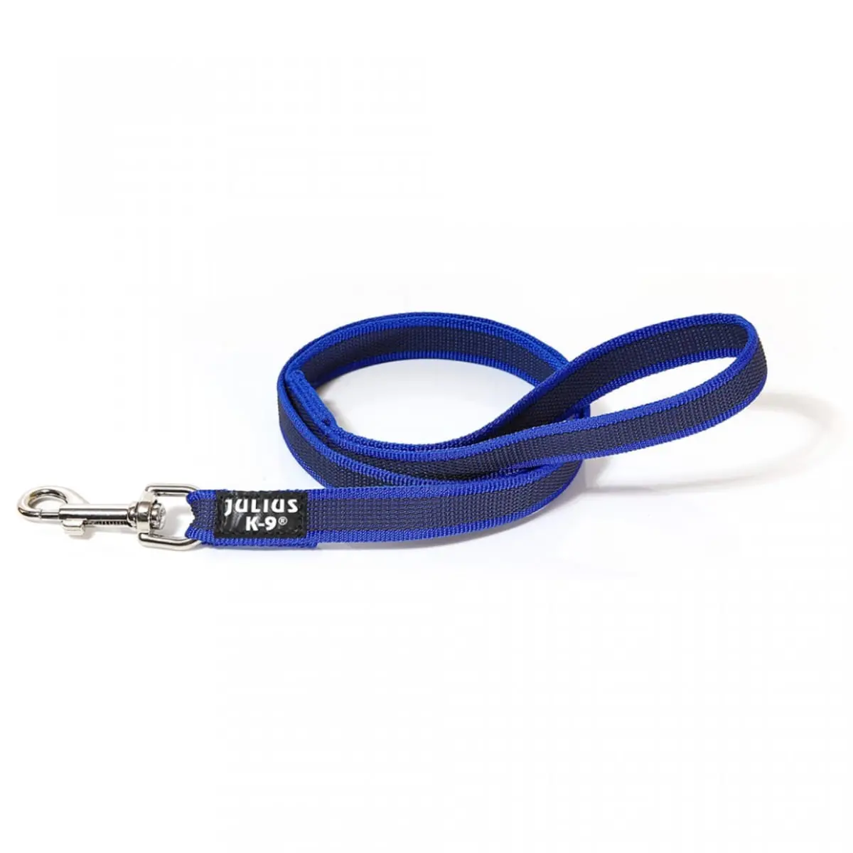 JULIUS-K9 Color & Gray, lesa antiderapanta cu maner caini, textil, banda JULIUS-K9 Color & Gray, lesa antiderapanta cu maner caini, 50kg, textil, banda, 20mm x 3m, albastru - Image 2