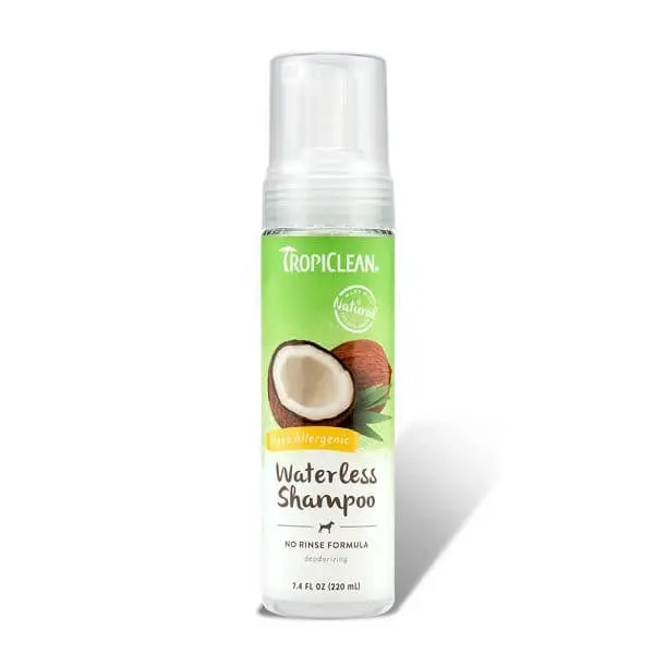 Sampon TropiClean Hipoalergenic Fara Clatire, 236 ml - Image 2
