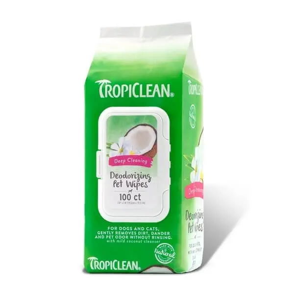 TropiClean Servetele Curatare Profunda, 100 bucati - Image 2