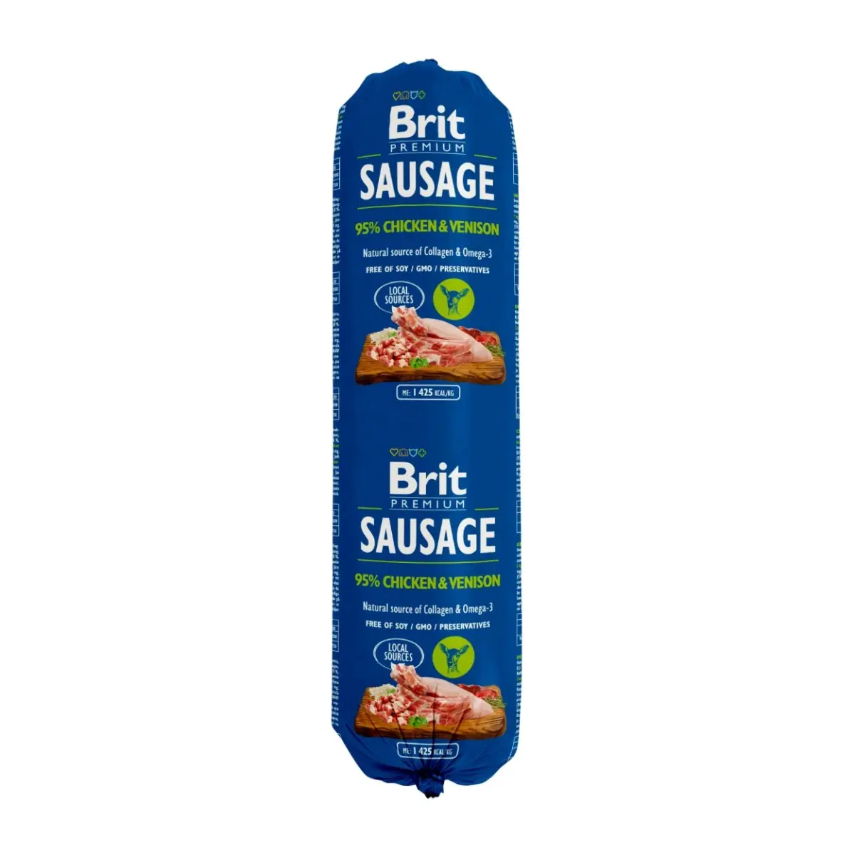 BRIT Premium, Pui si Vanat, salam hrana umeda continut redus cereale caini, 800g