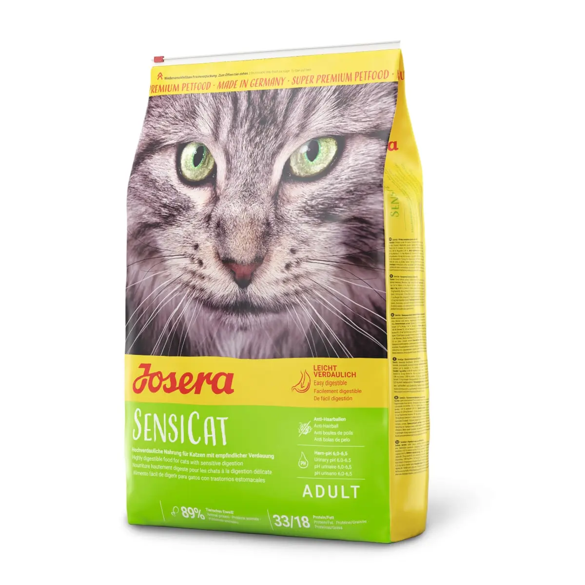 JOSERA Sensicat, Pui, hrana uscata pisici, sistem digestiv & probiotice, 2kg