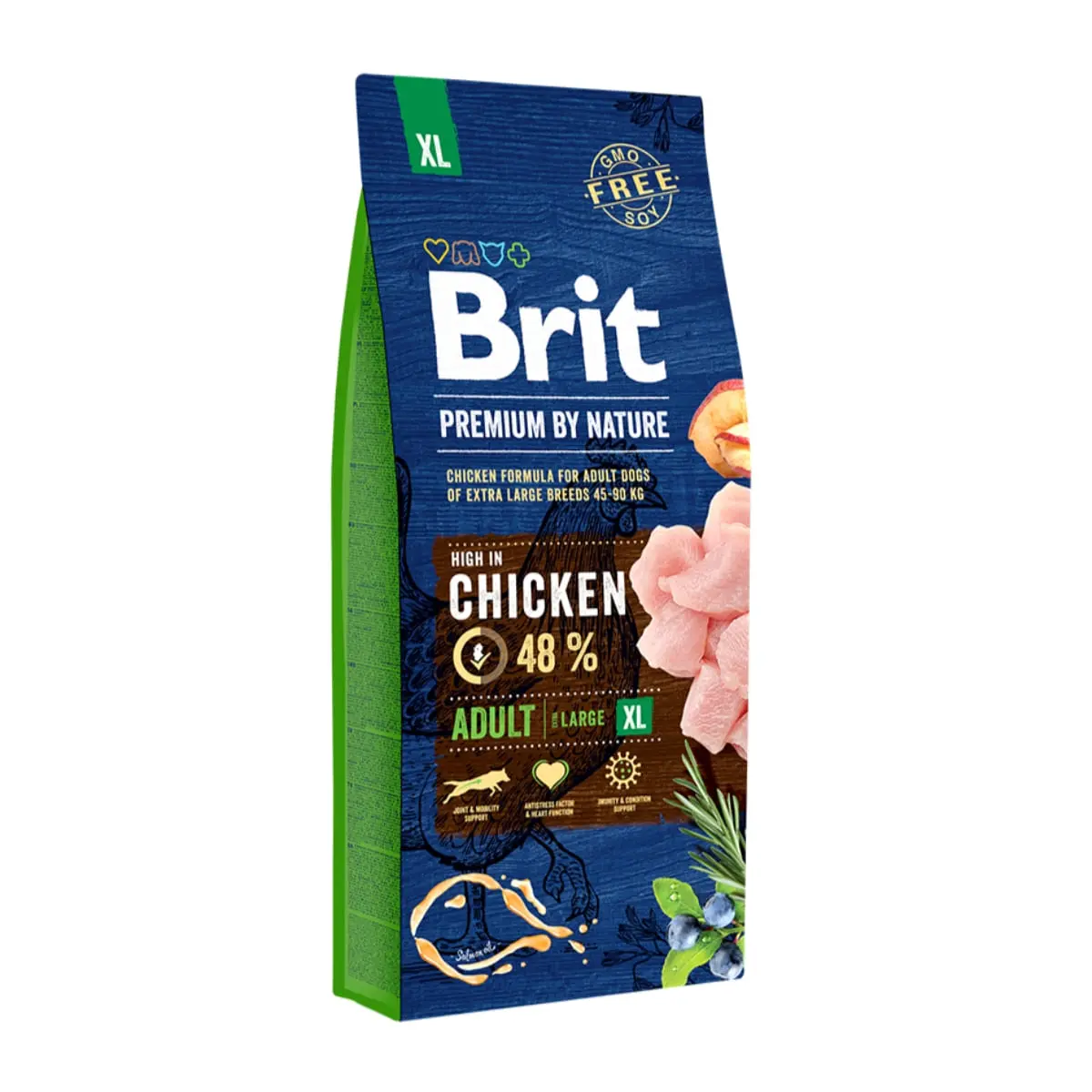 BRIT Premium By Nature Adult Giant Breed, XL, Pui, hrana uscata caini, 15kg