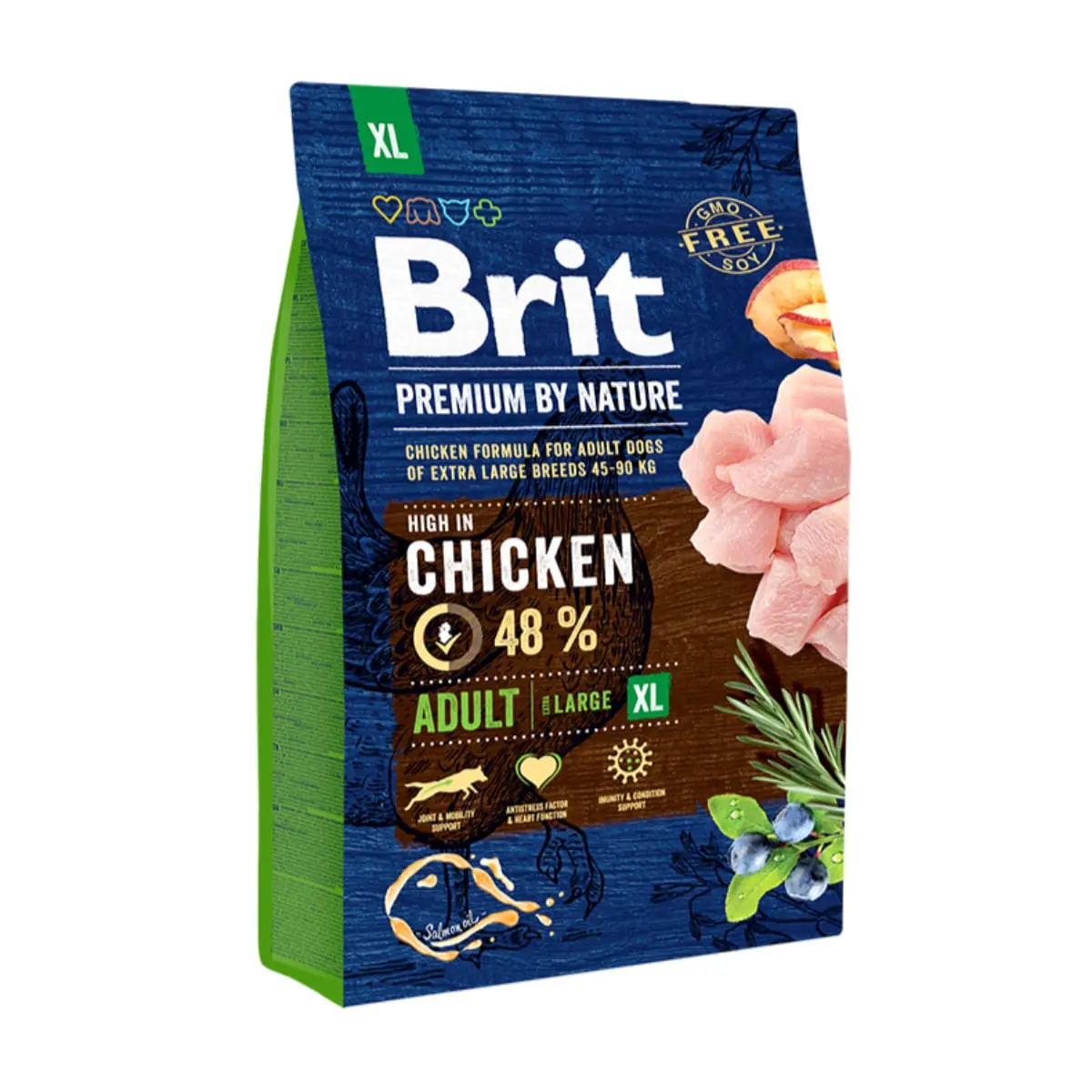 BRIT Premium By Nature Adult Giant Breed, XL, Pui, hrana uscata caini, 3kg - Image 2