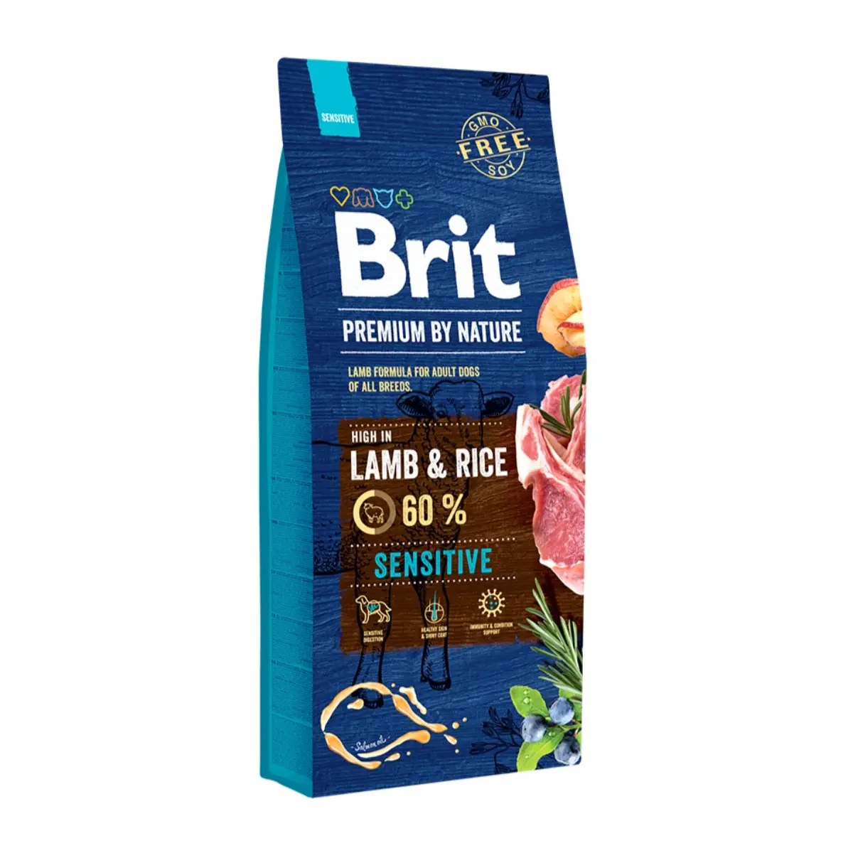 BRIT Premium By Nature Sensitive, Miel, hrana uscata caini, sensibilitati digestive, 15kg - Image 2