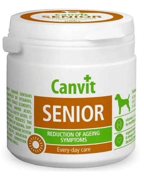 CANVIT Senior, multivitamine caini senior CANVIT Senior, XS-S, multivitamine caini senior, flacon, 100g