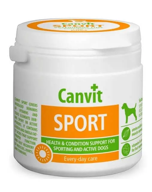 CANVIT Sport, multivitamine activitate intensa caini CANVIT Sport, XS-S, multivitamine activitate intensa caini, flacon, 100g