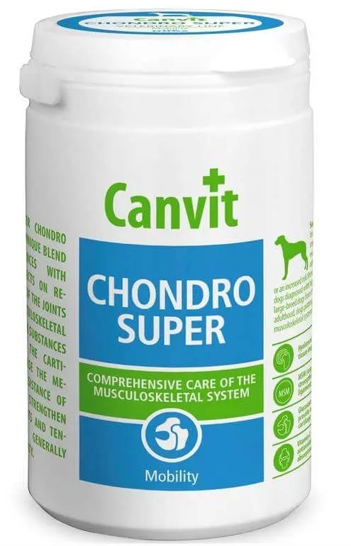 CANVIT Chondro Super, supliment sistem articular caini CANVIT Chondro Super, XS-S, supliment sistem articular caini, flacon, 500g