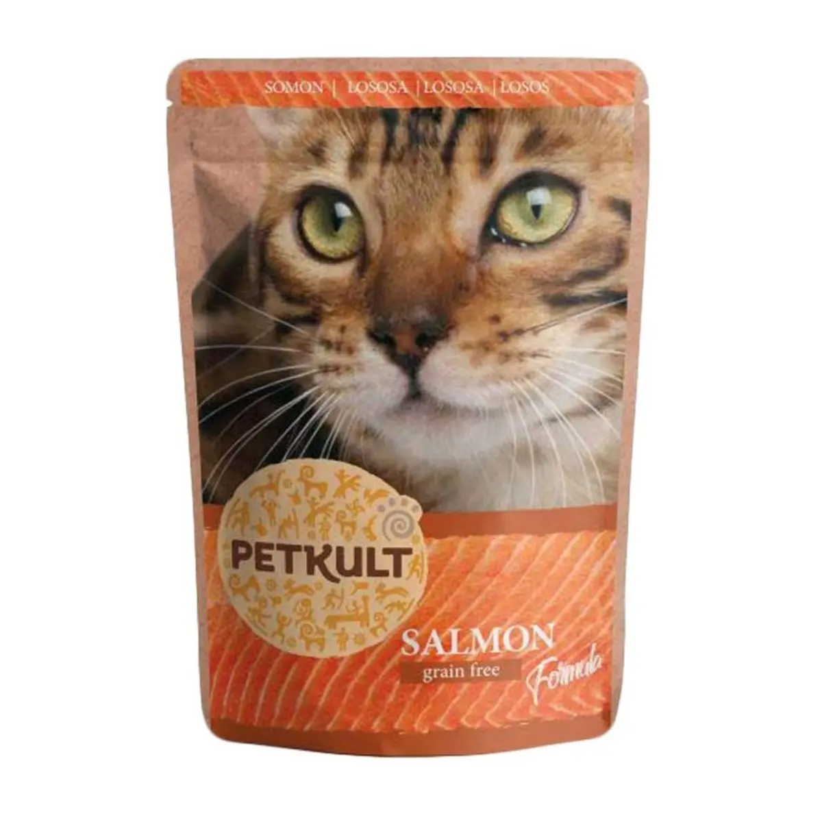 PETKULT Somon, hrana umeda fara cereale pisici PETKULT Somon, plic hrana umeda fara cereale pisici, 100g - Image 2