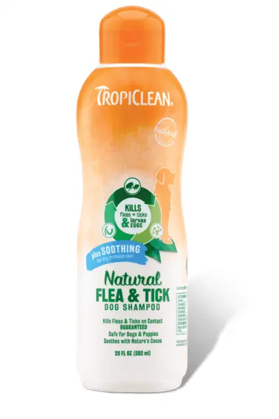 Tropiclean Natural Flea and Tick Shampoo Maximum Strength, 592 ml - Image 2