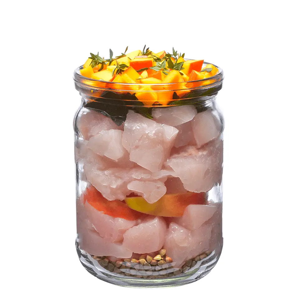 BRIT Fresh, Peste cu Dovleac, conserva hrana umeda continut redus cereale caini, (in aspic), 400g - Image 2