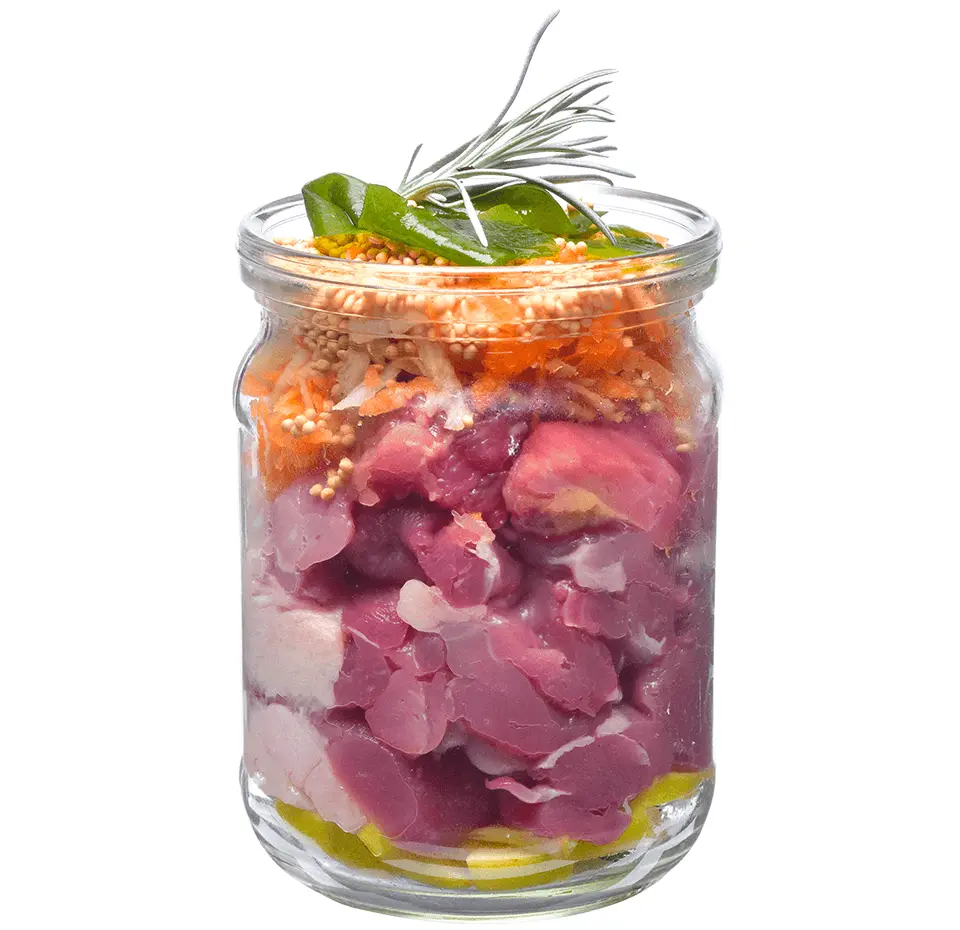 BRIT Fresh, Rata cu Mei, conserva hrana umeda fara cereale caini, (in aspic), 400g - Image 3