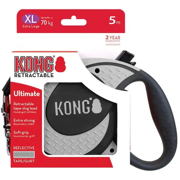 Lesa Retractabila Kong Ultimate 5m-70 Kg, Gri - Image 2