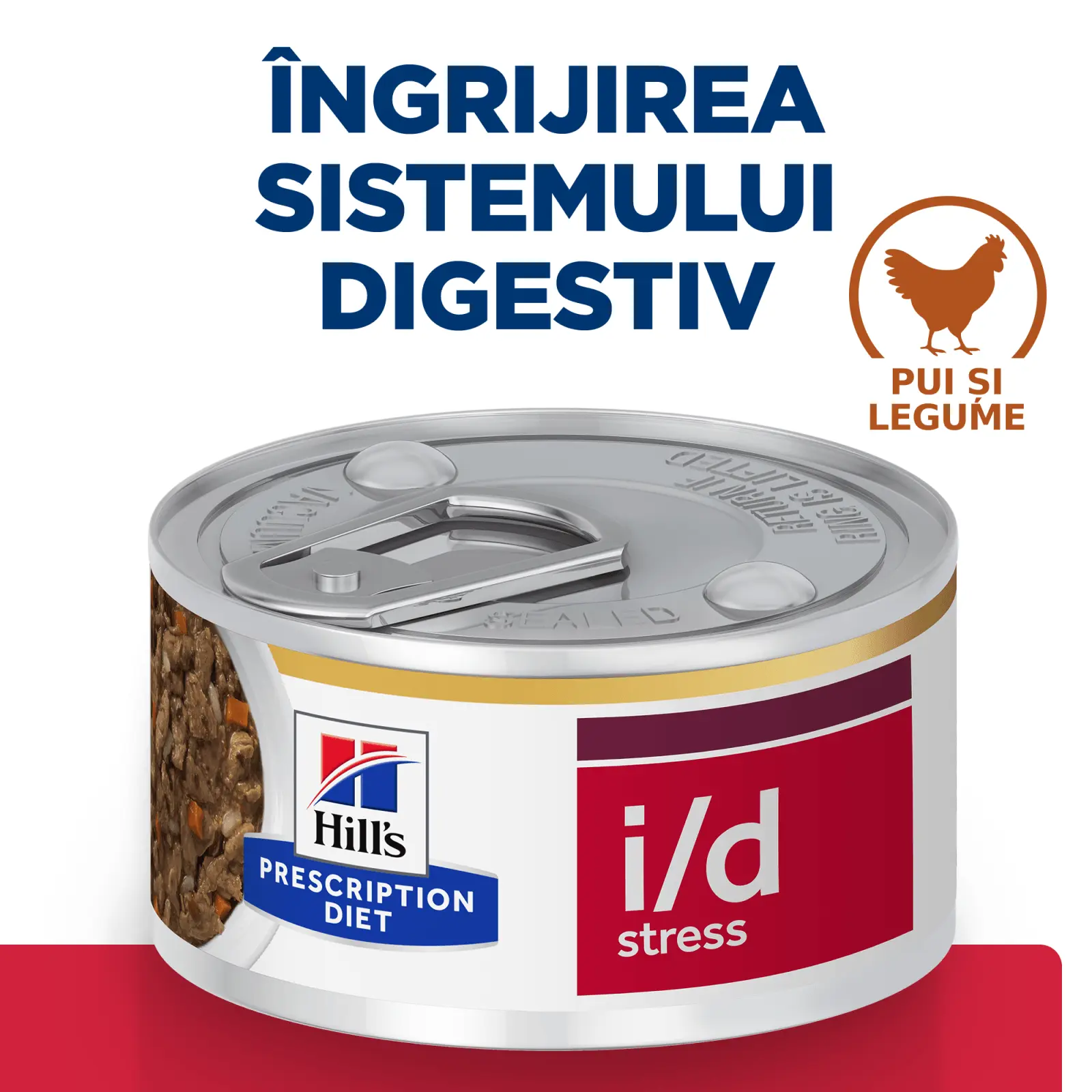 HILL'S Prescription Diet i/d Digestive Care Stress, Pui cu Legume, dieta veterinara caini, conserva hrana umeda, sistem digestiv, (in sos), 156g - Image 6