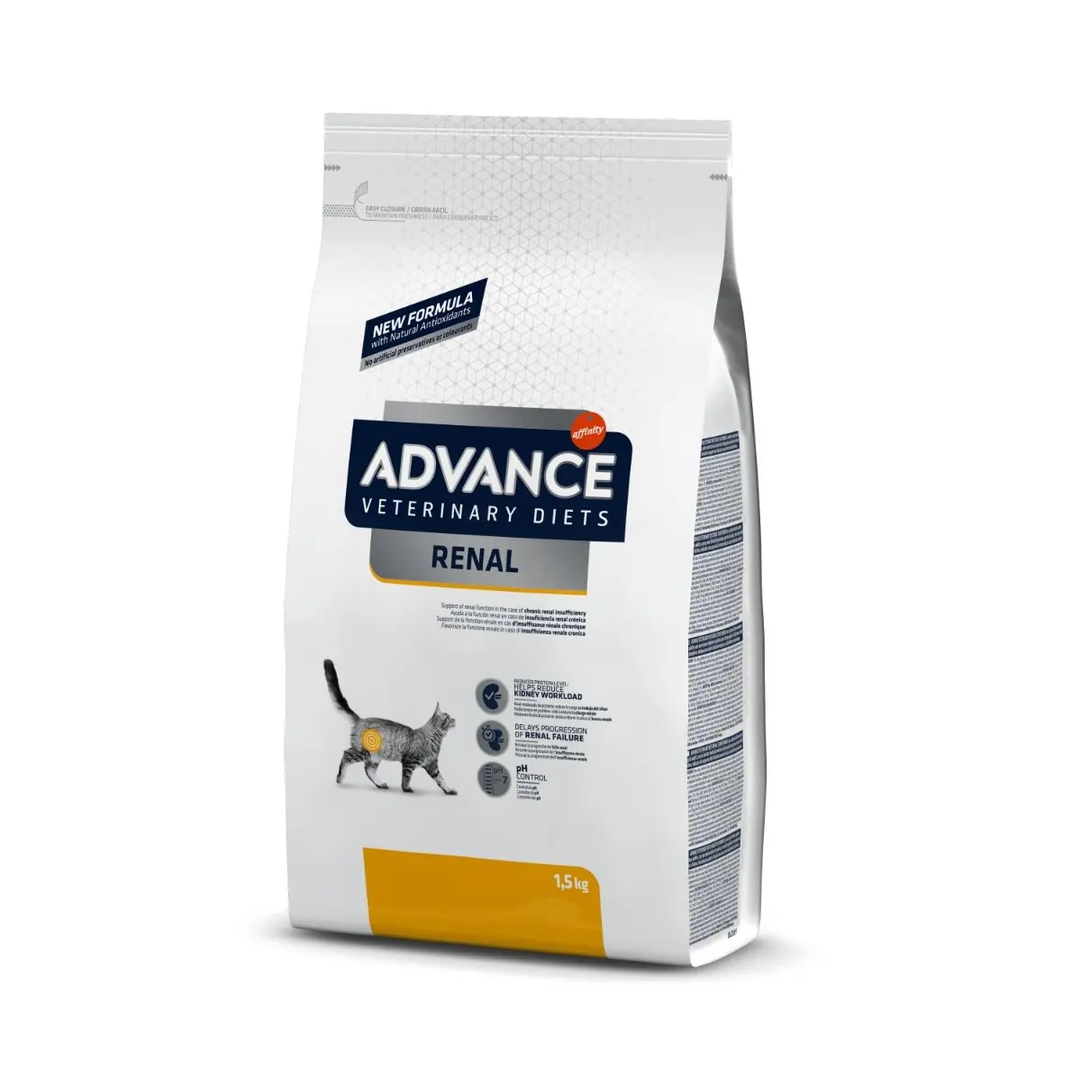 ADVANCE Veterinary Diets Cat Renal, dieta veterinara, hrana uscata pisici, afectiuni renale cronice ADVANCE Veterinary Diets Renal, dieta veterinara pisici, hrana uscata, sistem renal, 1.5kg