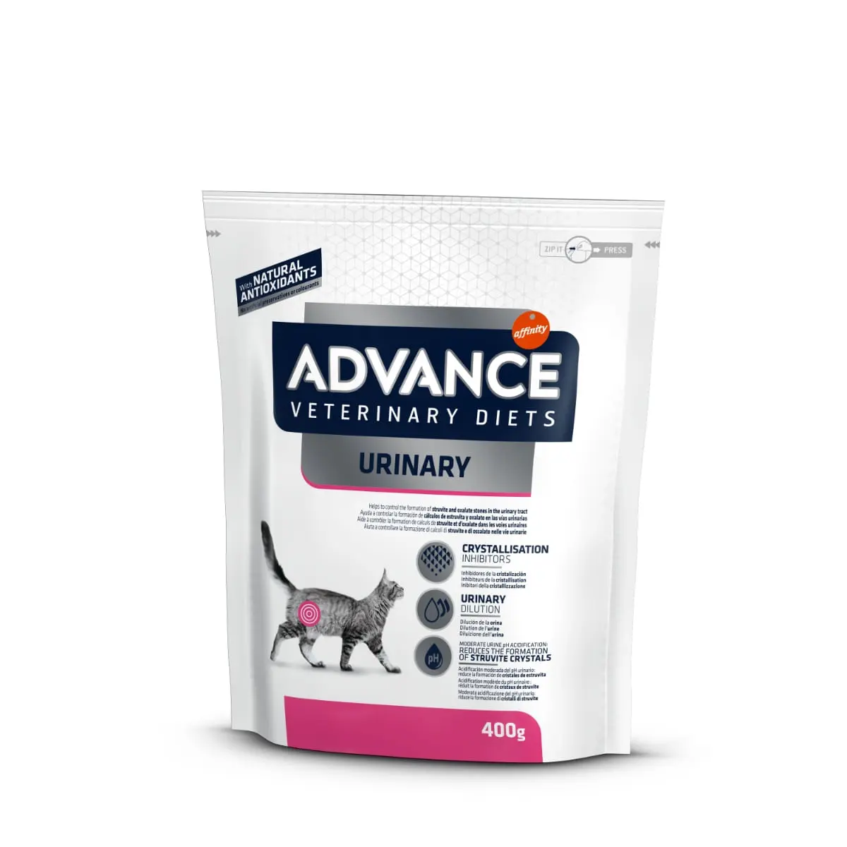 ADVANCE Veterinary Diets Cat Urinary, dieta veterinara, hrana uscata pisici, afectiuni urinare ADVANCE Veterinary Diets Urinary, dieta veterinara pisici, hrana uscata, sistem urinar, 400g