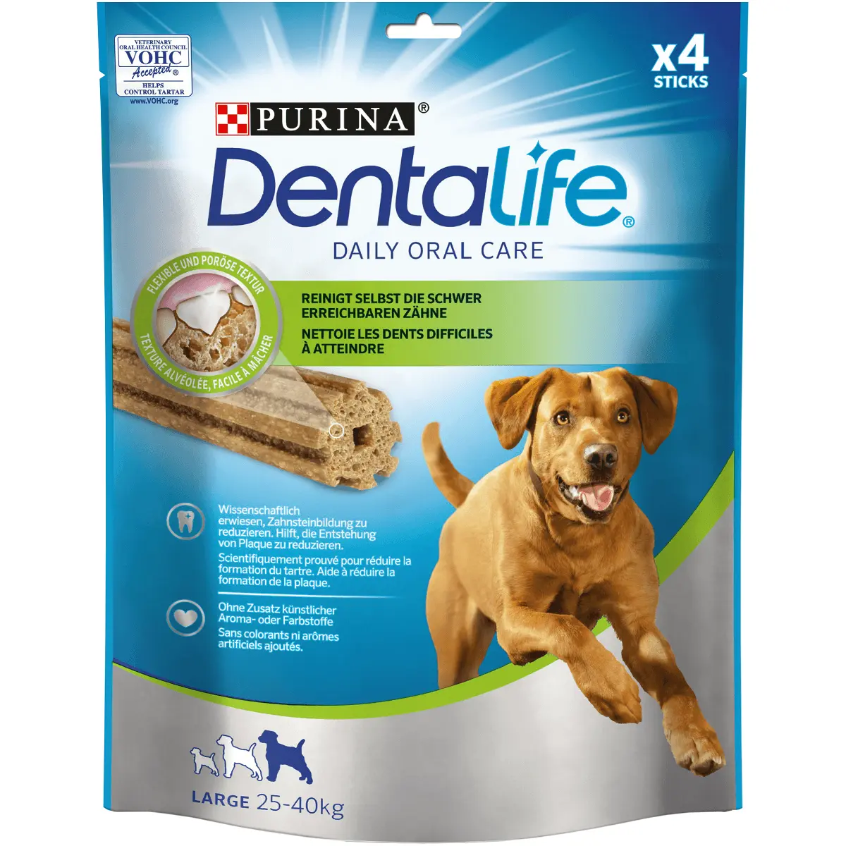 PURINA Dentalife Adult Large, recompense caini de talie mare, batoane, 4buc - Image 2