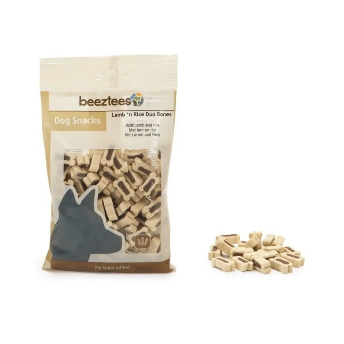 BEEZTEES Snack Oase Duo, recompense caini, cu Miel si Orez, 150g - Image 3