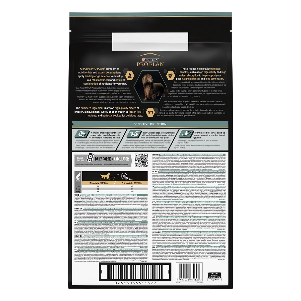 PURINA Pro Plan Sensitive Digestion Adult XS-S, Miel, hrana uscata caini, sensibilitati digestive, 7kg - Image 2