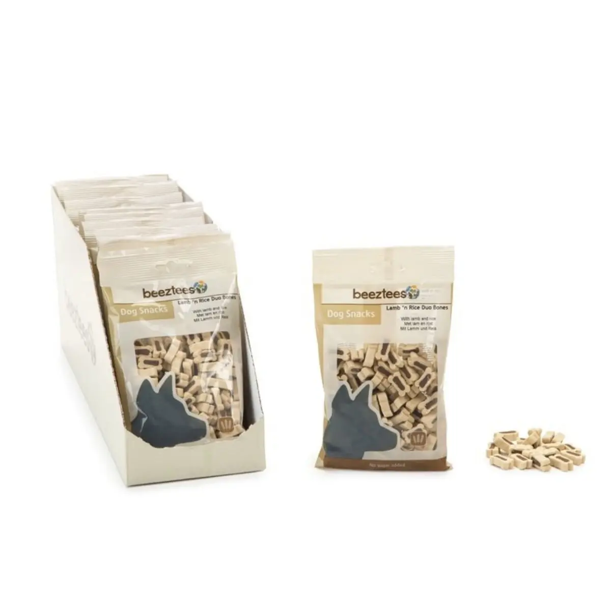 BEEZTEES Snack Oase Duo, recompense caini, cu Miel si Orez, 150g - Image 4