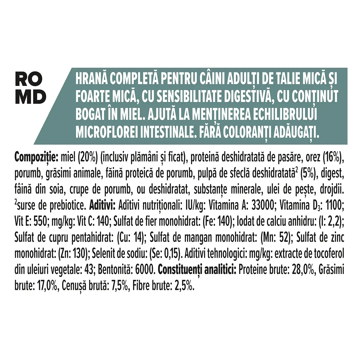 PURINA Pro Plan Sensitive Digestion Adult XS-S, Miel, hrana uscata caini, sensibilitati digestive, 7kg - Image 3