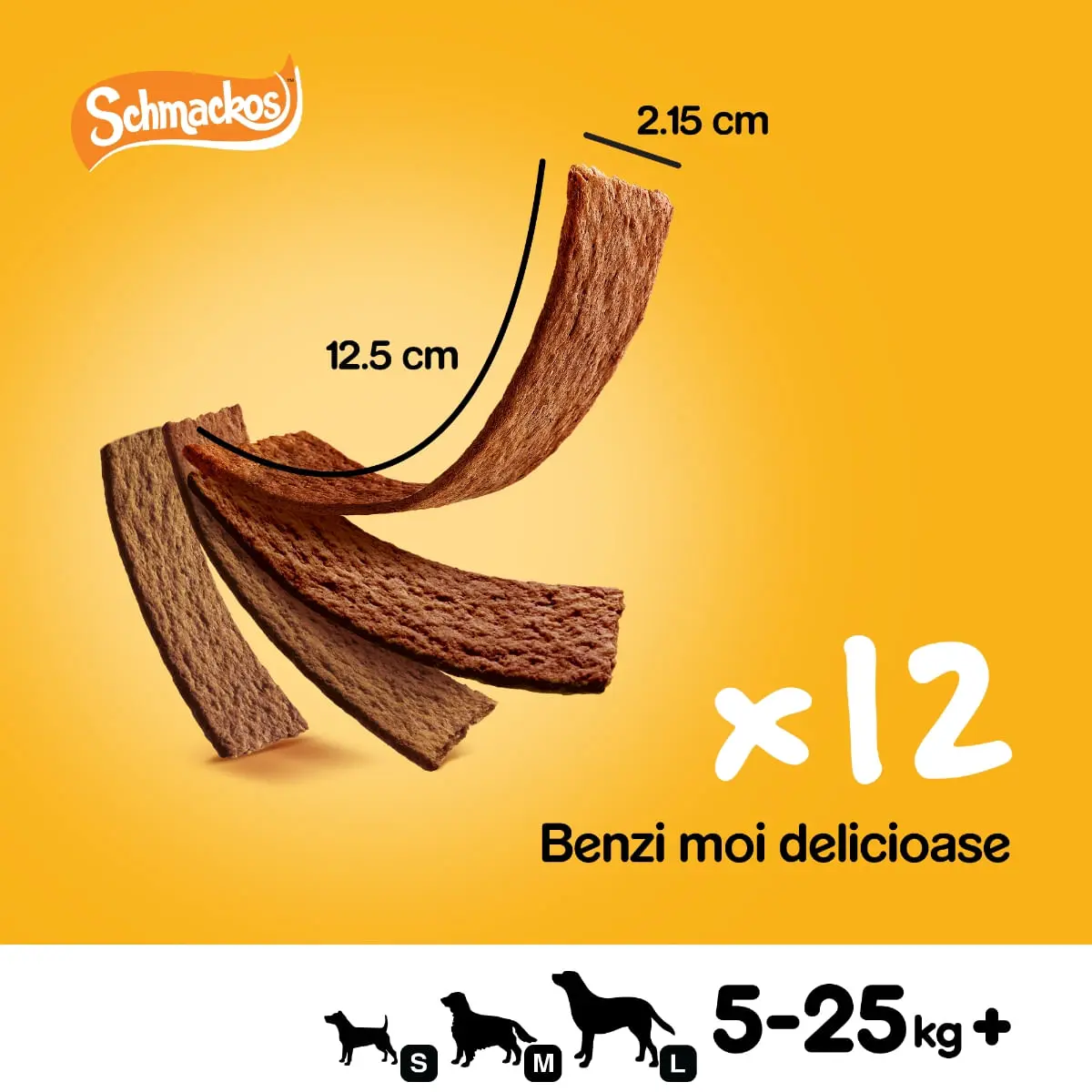 PEDIGREE Schmackos Multi Mix, recompense caini, benzi moi, carne, 12buc - Image 5