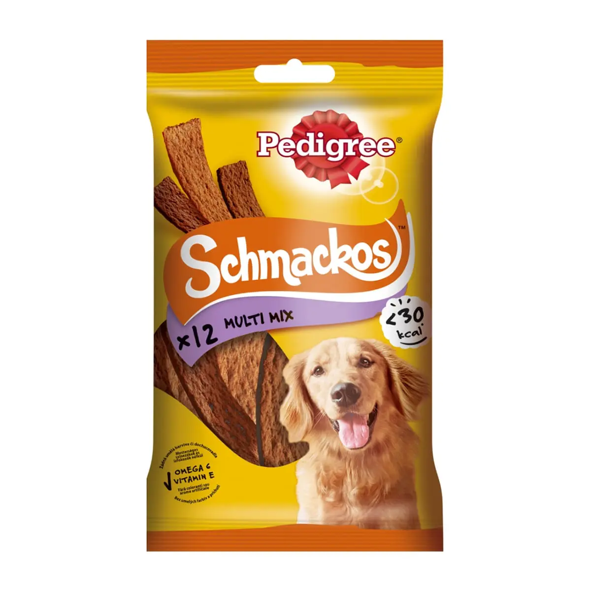 PEDIGREE Schmackos Multi Mix, recompense caini, benzi moi, carne, 12buc