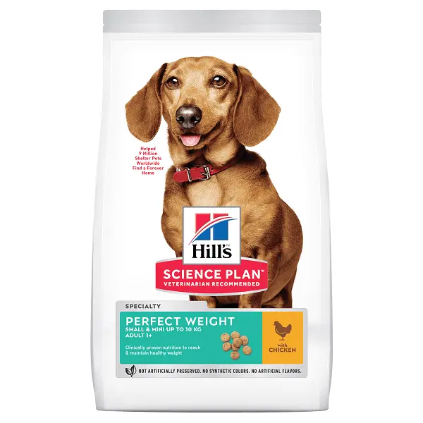 Hill's SP Canine Adult Perfect Weight Small & Miniature Pui, 1.5 Kg - Image 3