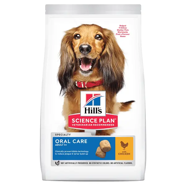 Hill's SP Adult Oral Care, hrana uscata pentru caini Hill's SP Canine Adult Oral Care Pui, 12 Kg - Image 2