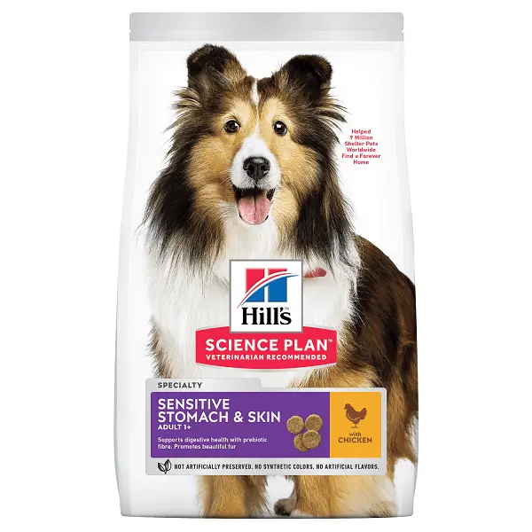 Hill's SP Canine Adult Sensitive Skin & Stomach Pui, 14 Kg - Image 2