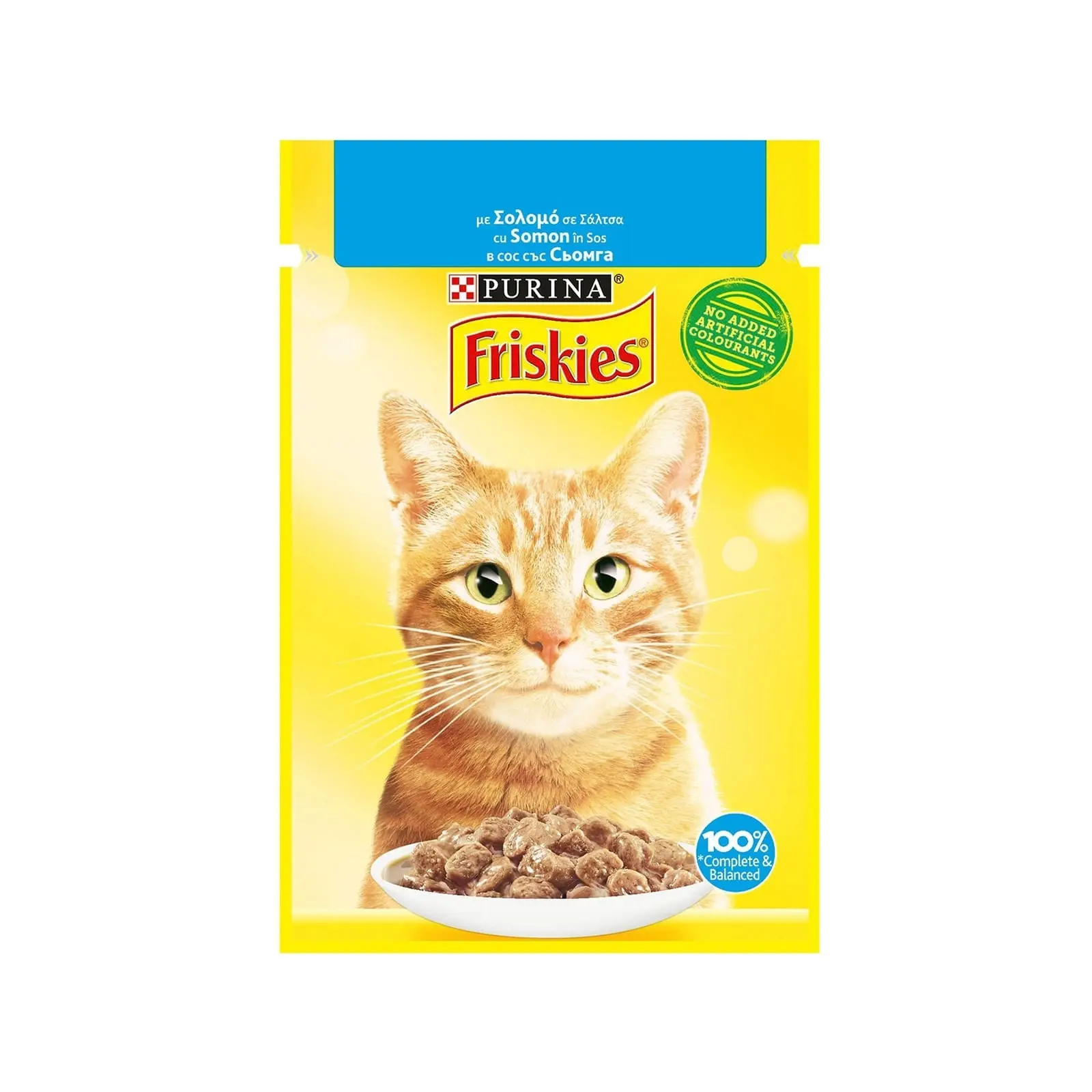 PURINA Friskies Adult, Somon, plic hrana umeda pisici, (in sos), 85g