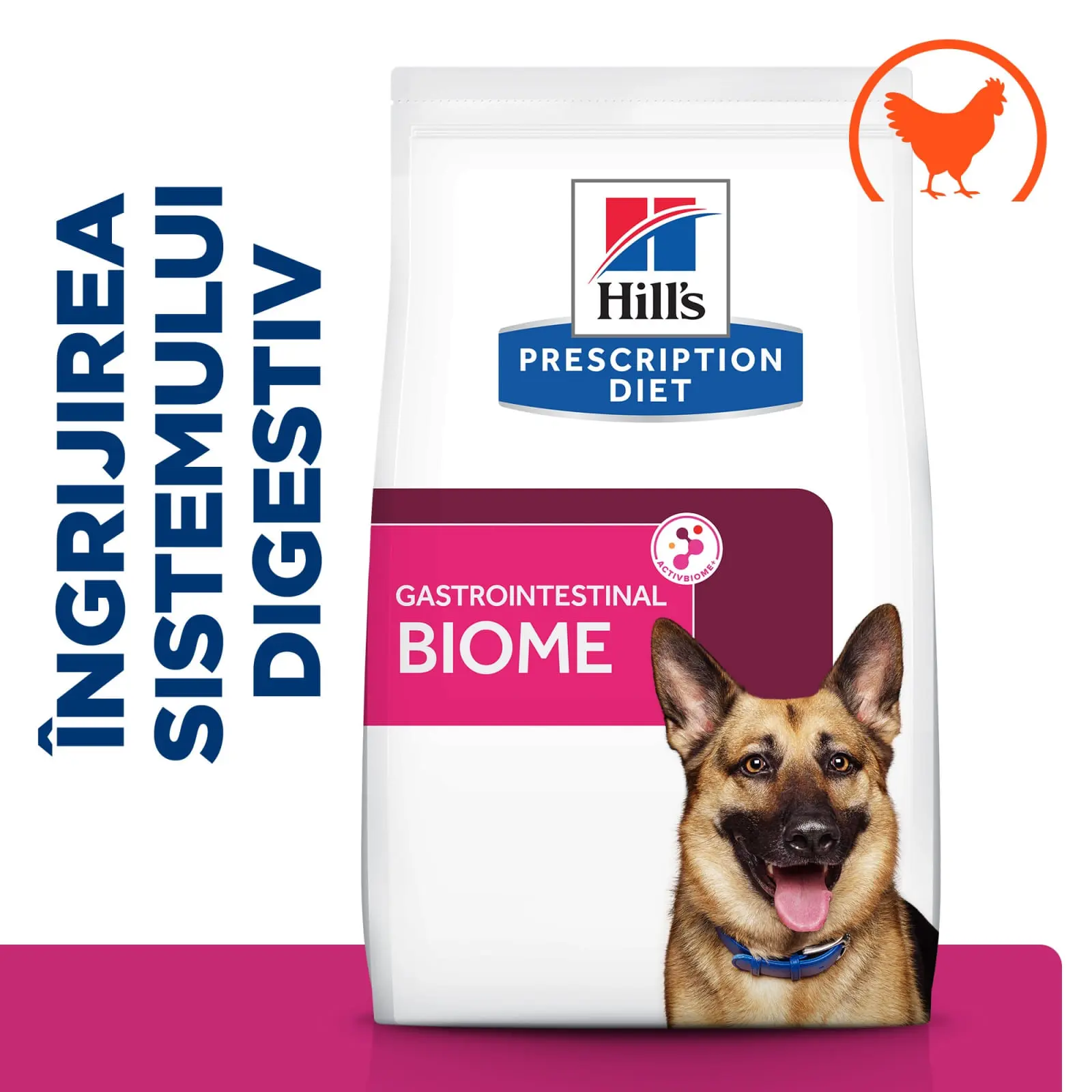 HILL'S Prescription Diet Gastrointestinal Biome, Pui, dieta veterinara caini, hrana uscata, afectiuni digestive HILL'S Prescription Diet Gastrointestinal Biome, Pui, dieta veterinara caini, hrana uscata, sistem digestiv, 10kg - Image 6